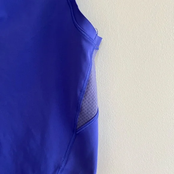 Athleta Advantage Zip Up Tank in Lazurite Blue Purple, size S - Picture 6 of 8